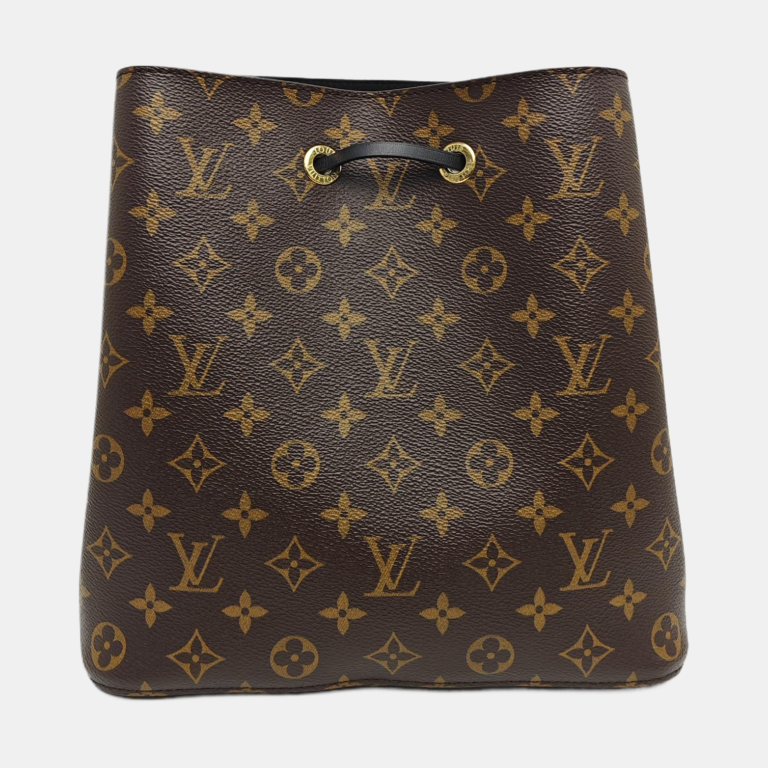 NÉONOÉ MM Monogram Coated Canvas Brown