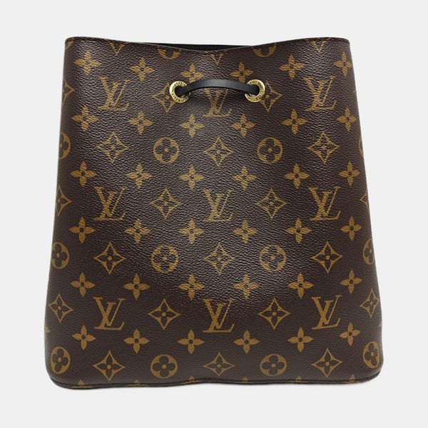 NÉONOÉ MM Monogram Coated Canvas Brown