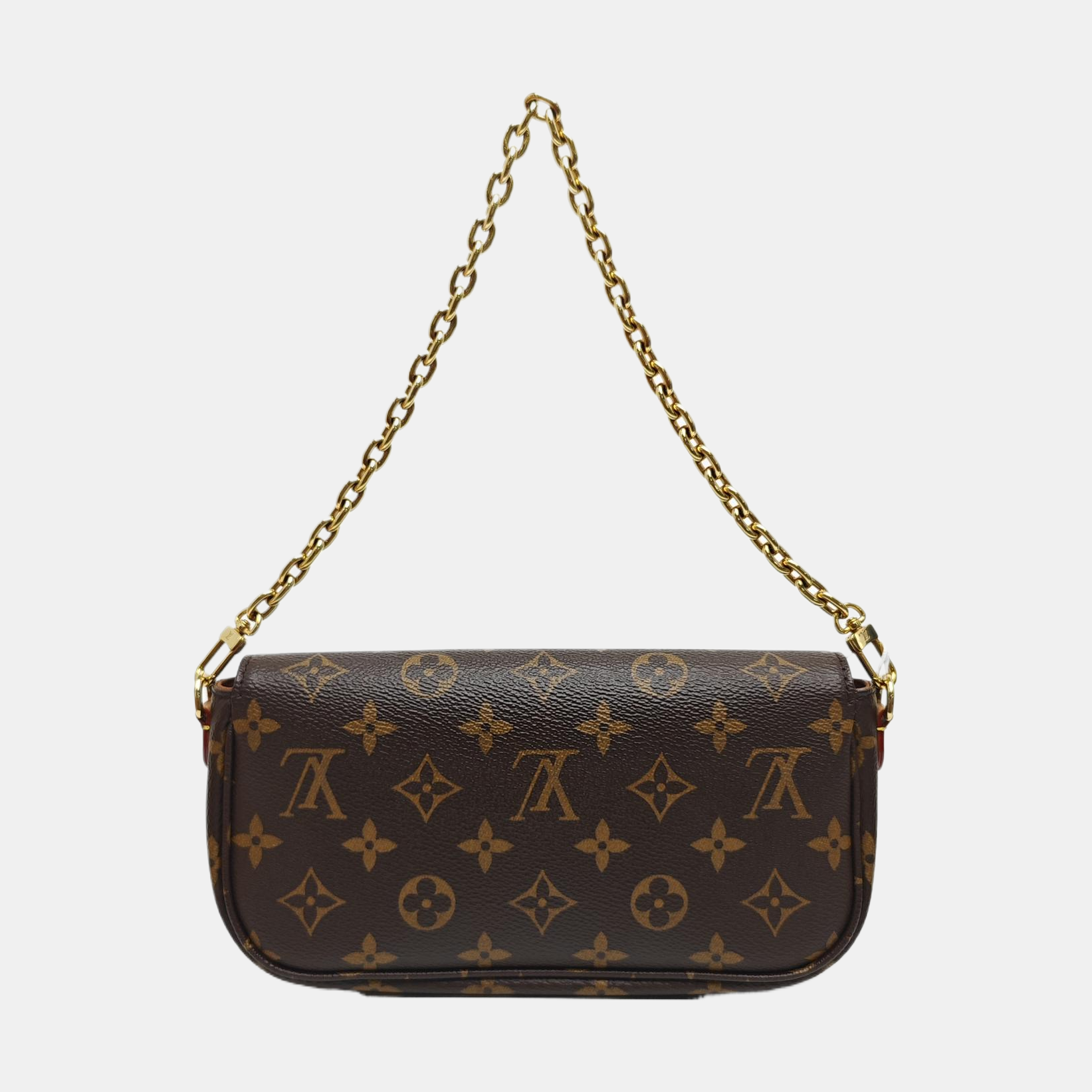 IVY Monogram Coated Canvas Brown