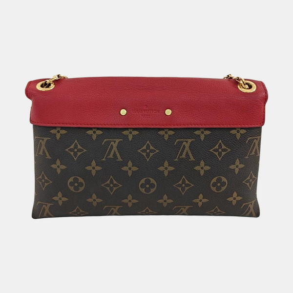 PALLAS BB Monogram Coated Canvas Brown