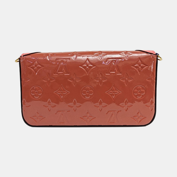 FÉLICIE Monogram Patent Leather Pink