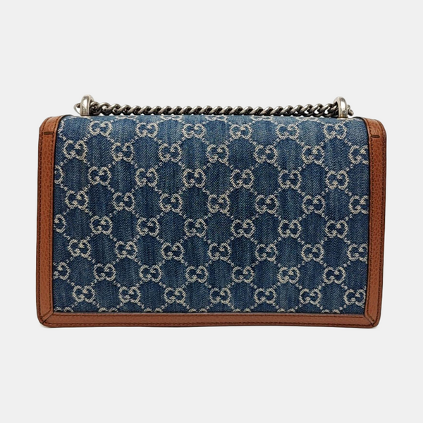 Dionysus Small Monogram Denim Blue