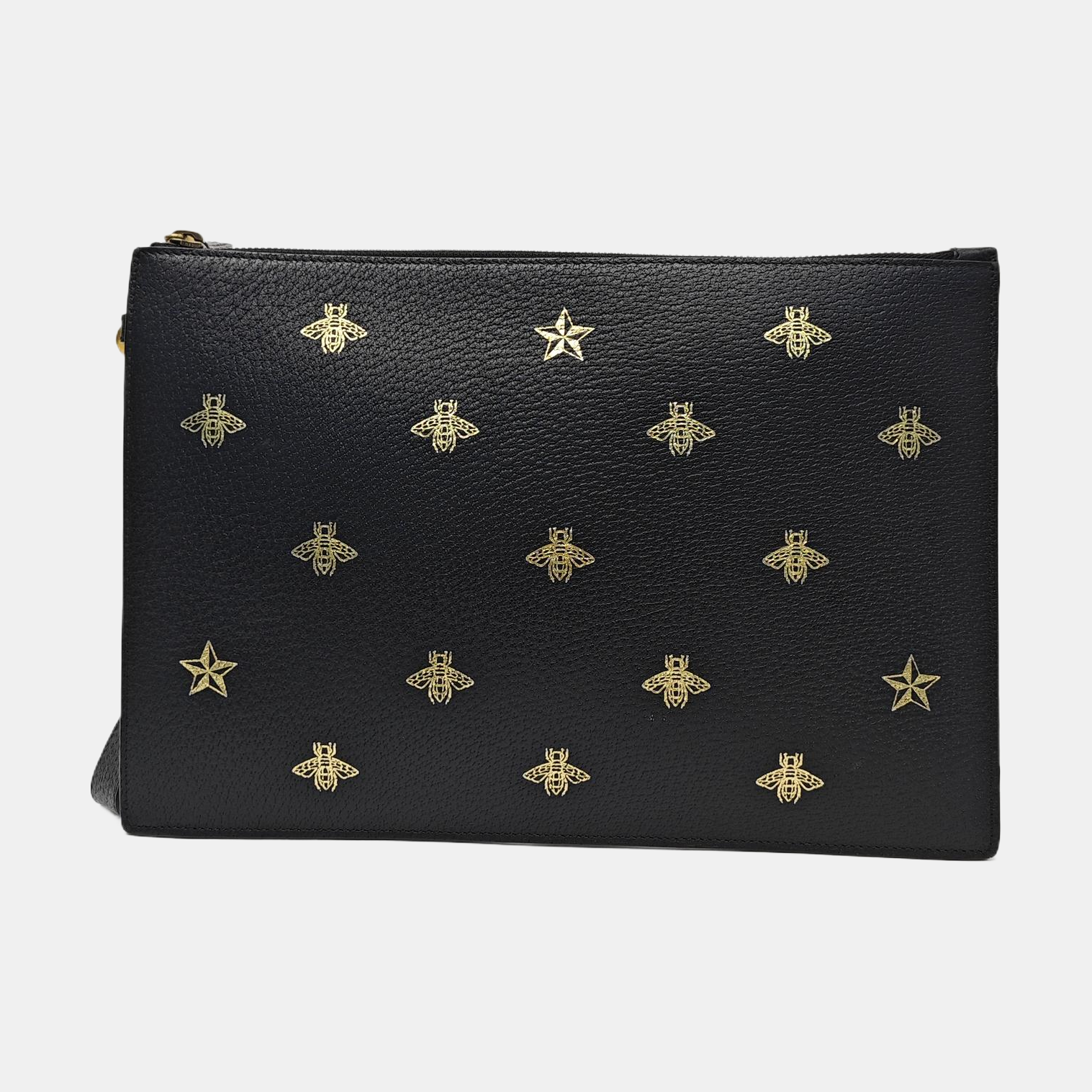 Bee Web Calfskin Black