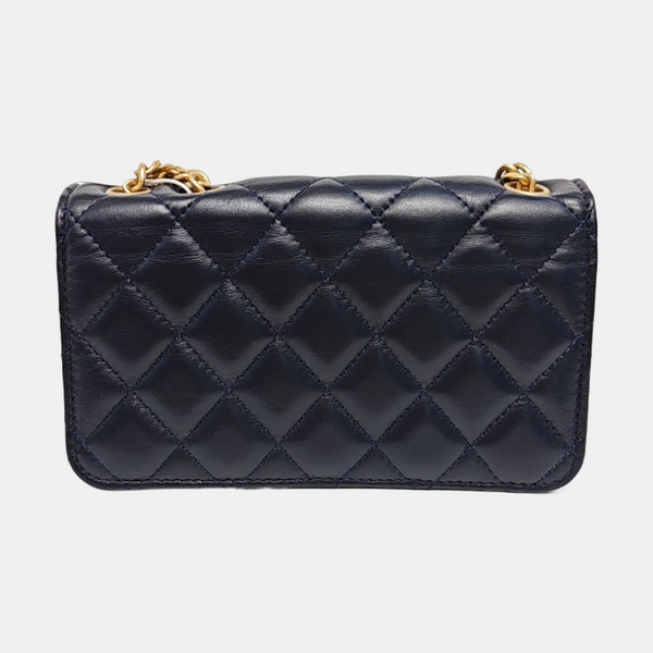 WOC Quilted Lambskin Blue
