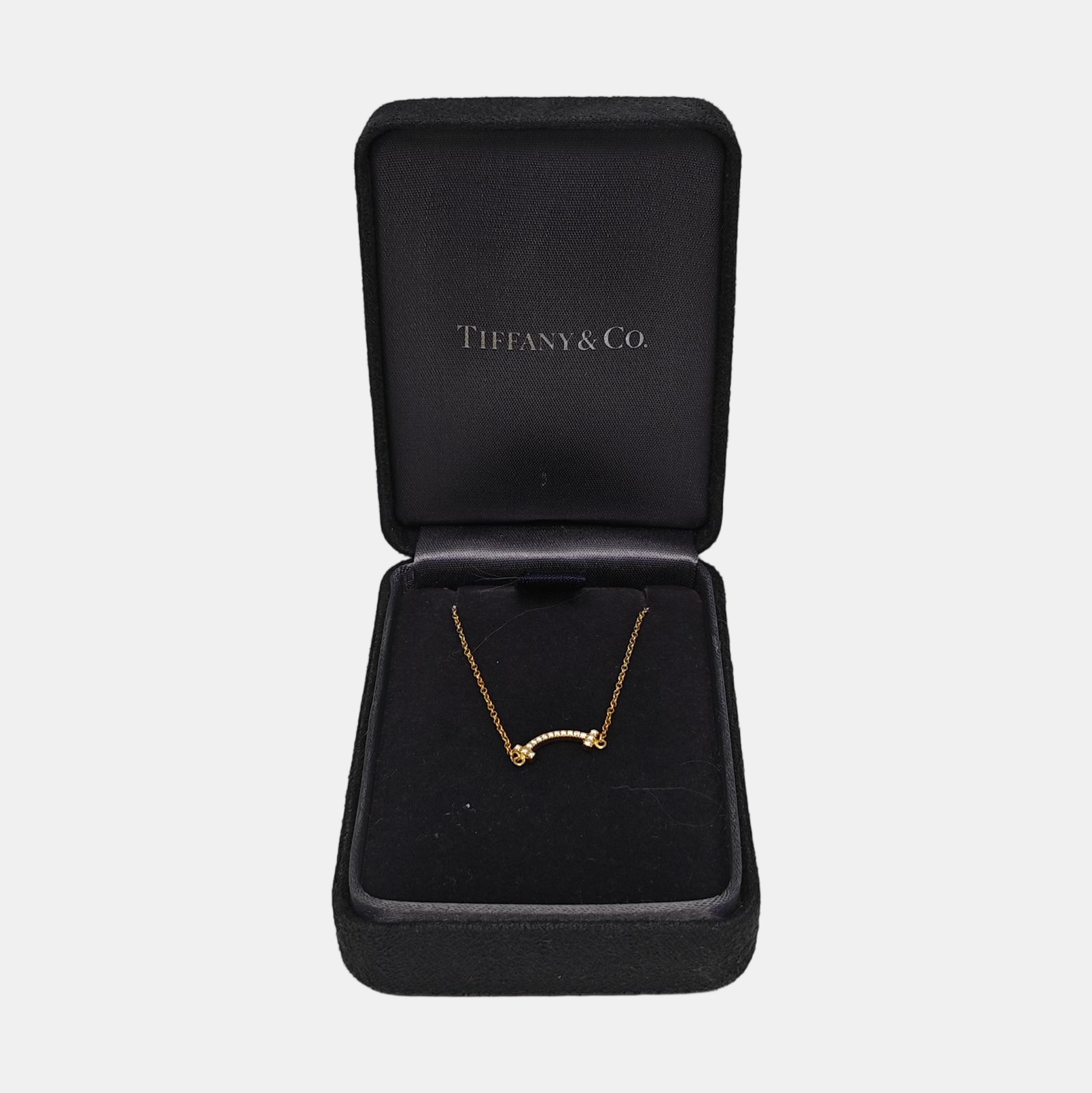 Tiffany T 18k Rose Gold Necklace