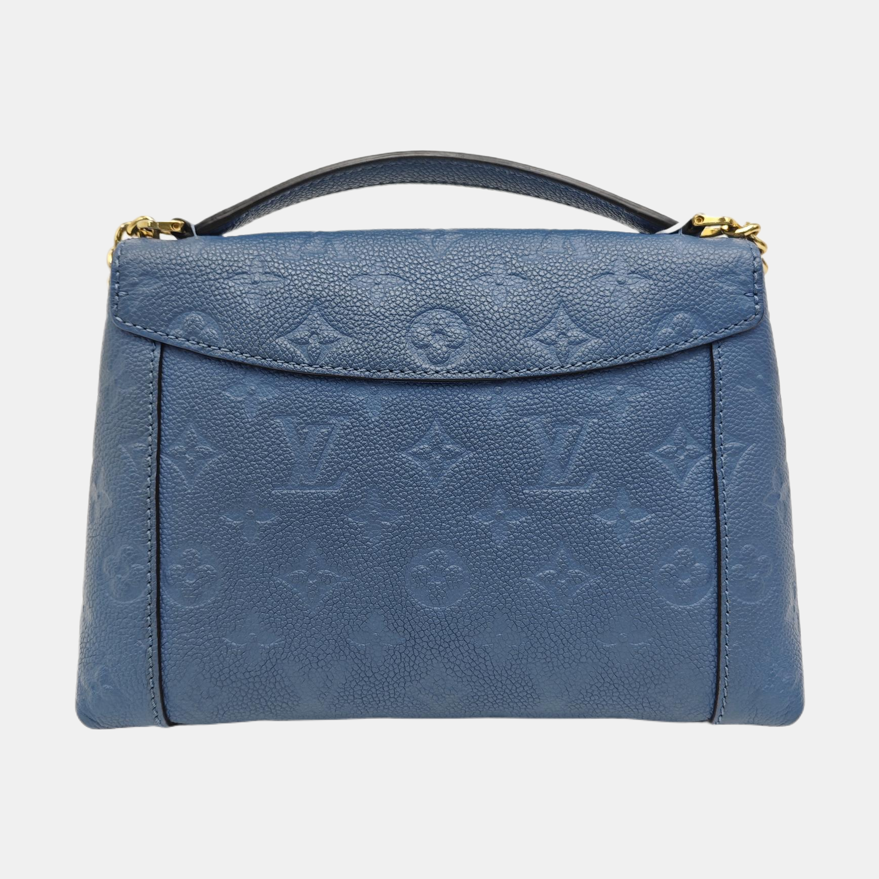 BLANCHE BB Monogram Calfskin Blue