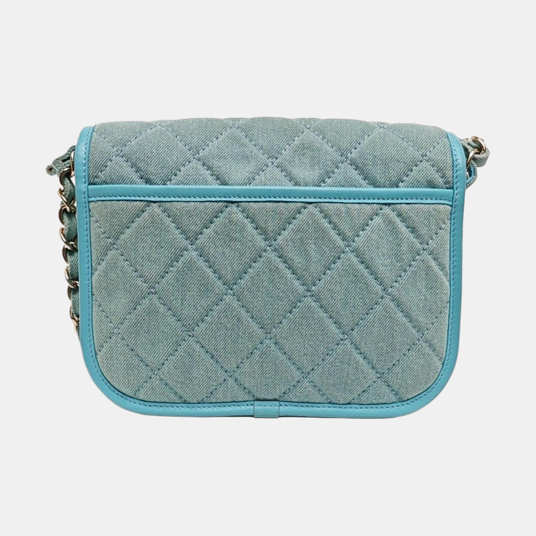 Quilted Denim Blue