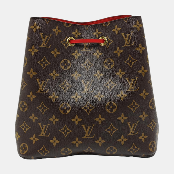 NÉONOÉ MM Monogram Coated Canvas Brown