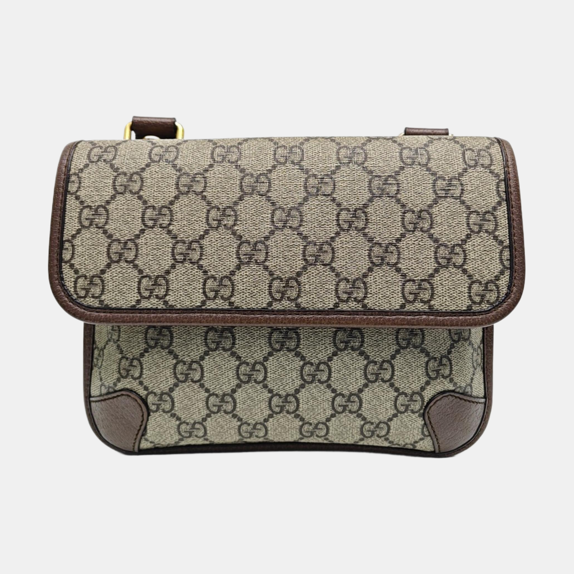 Neo Vintage Small Monogram Coated Canvas Beige