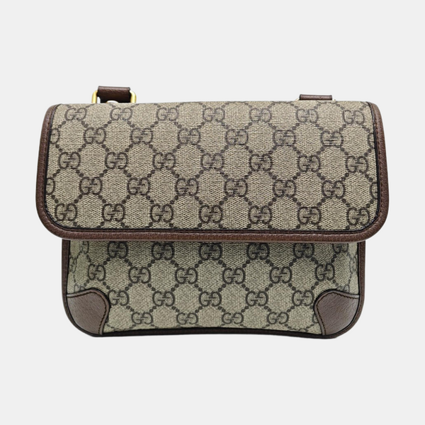 Neo Vintage Small Monogram Coated Canvas Beige