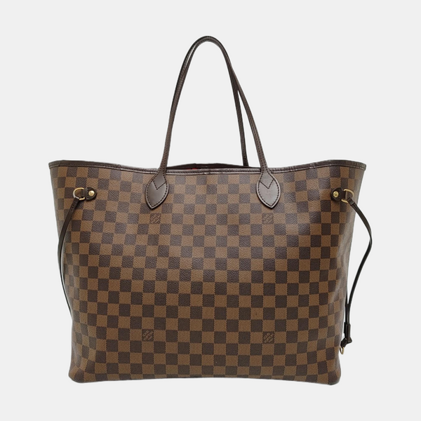 Authenticated pre-owned  NEVERFULL GM Coated Canvas Brown - Tote Bag at Looply