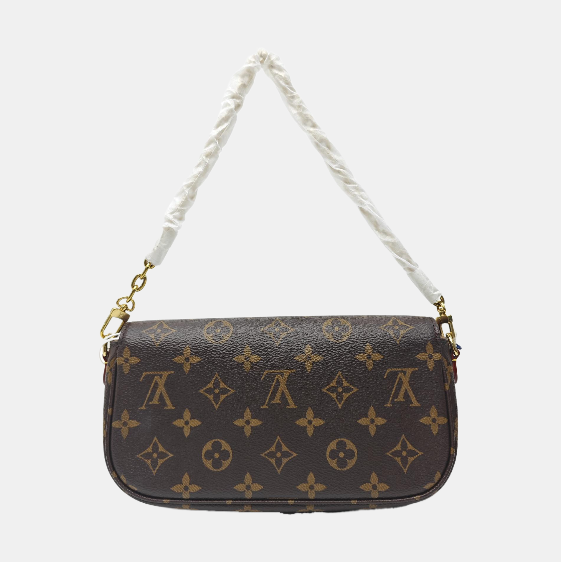 IVY Monogram Coated Canvas Brown