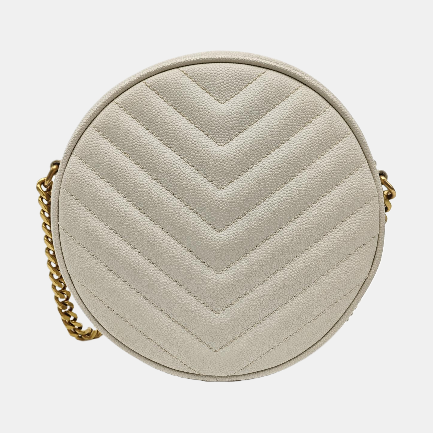 VINYLE Quilted Calfskin White