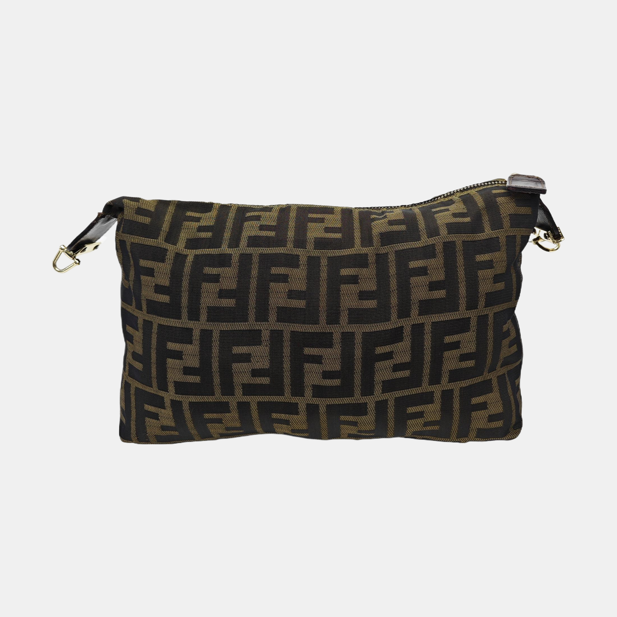 Canvas Top Handle Bag Brown