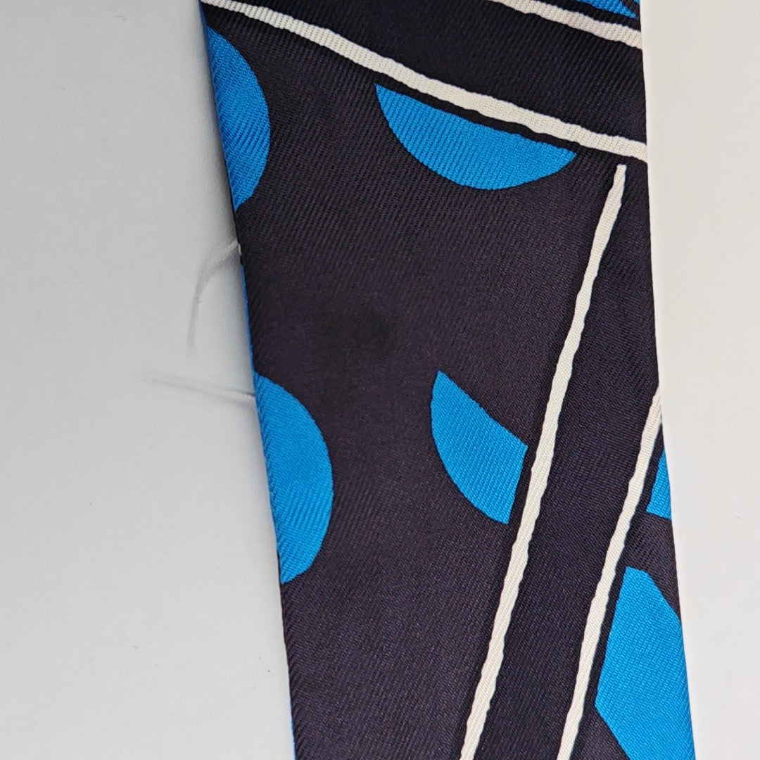Mulberry Silk Silk Scarf Blue