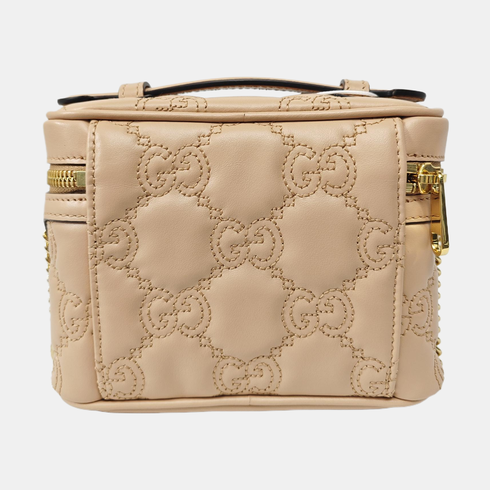 Quilted Calfskin Shoulder Bag Pink