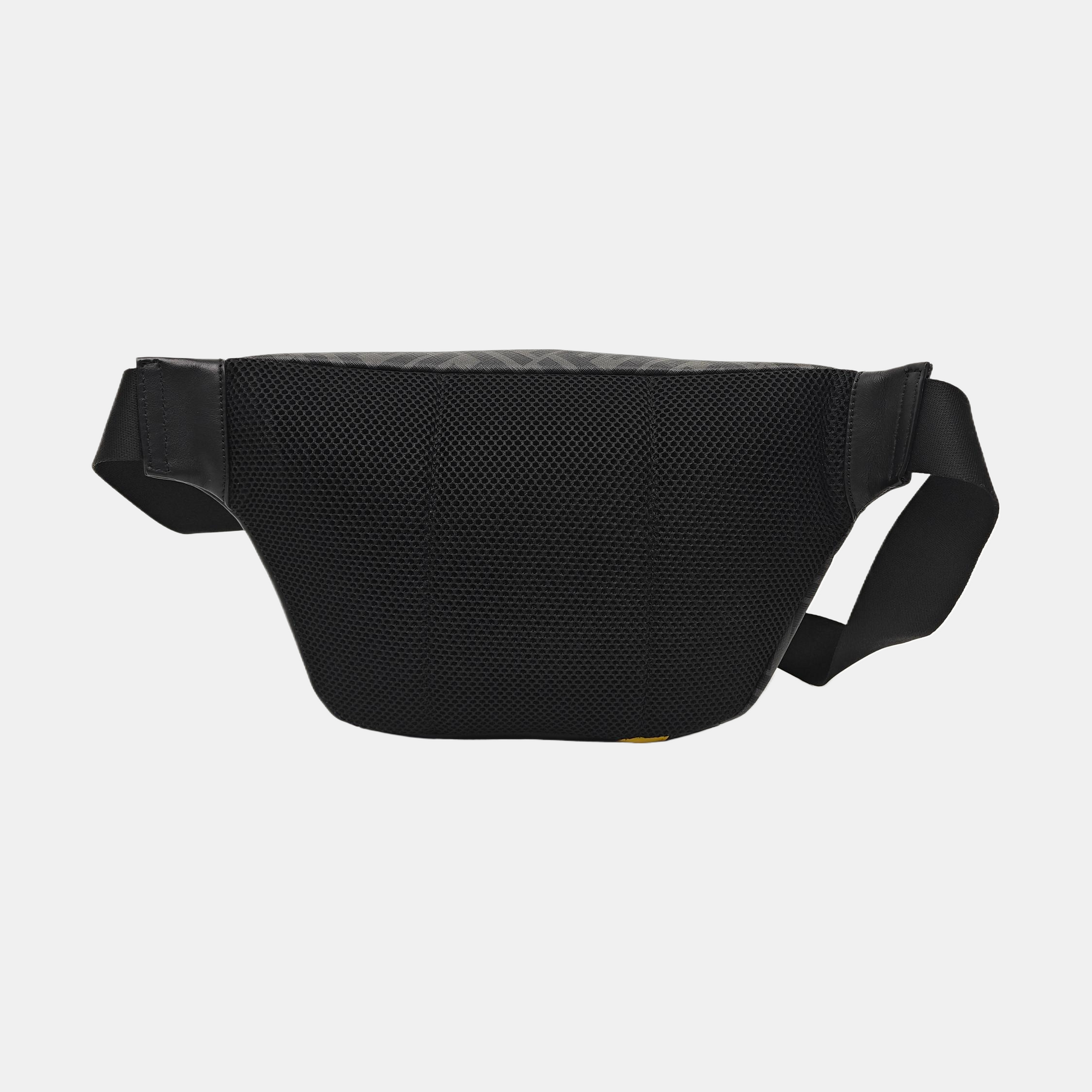 Coated Canvas Belt Bag Gray