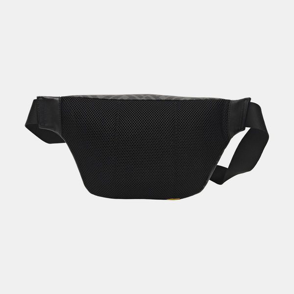 Coated Canvas Belt Bag Gray