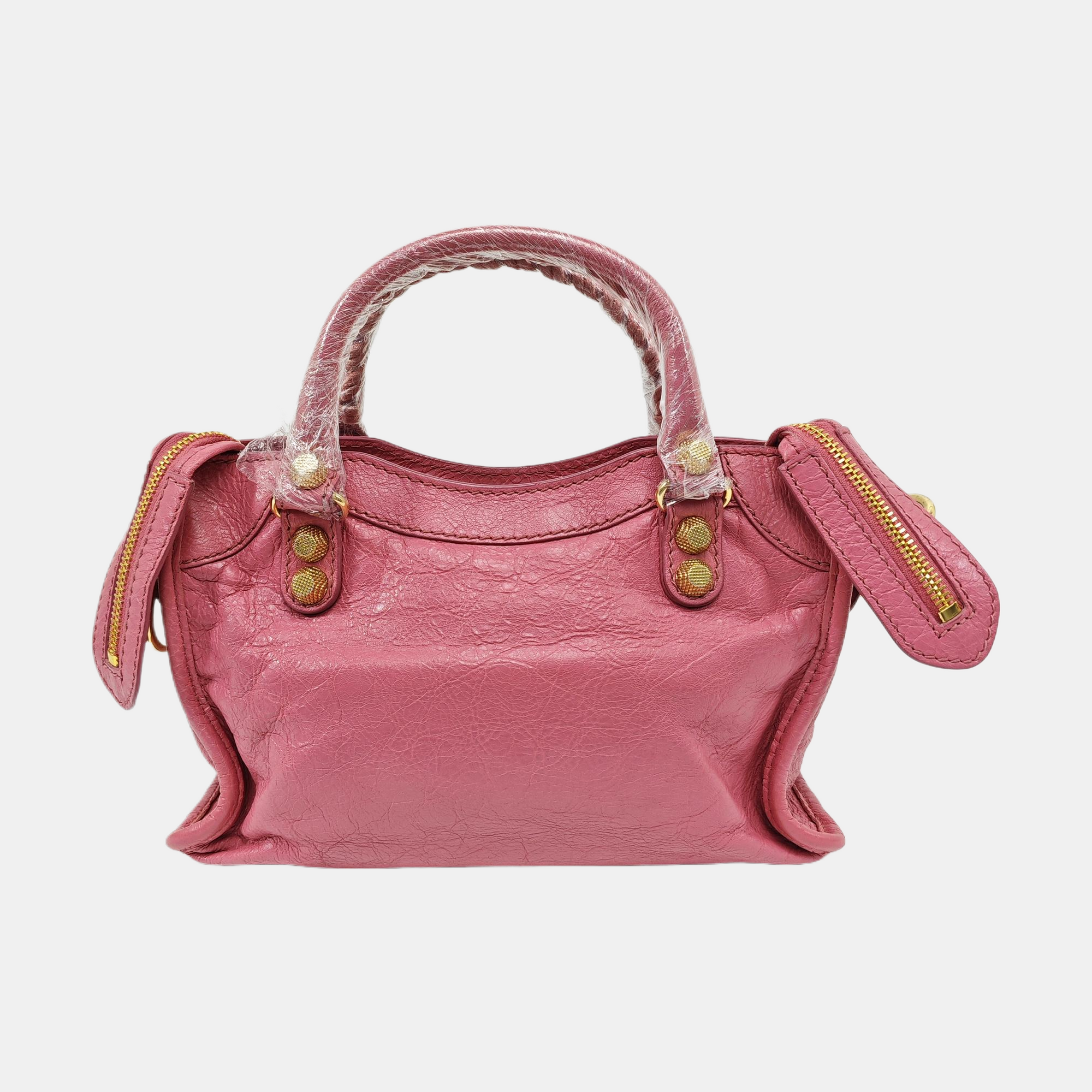 Classic City Mini Lambskin Red