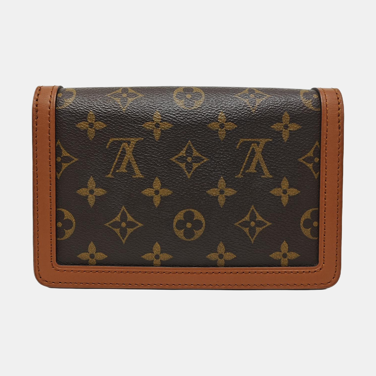 DAUPHINE Monogram Coated Canvas Brown
