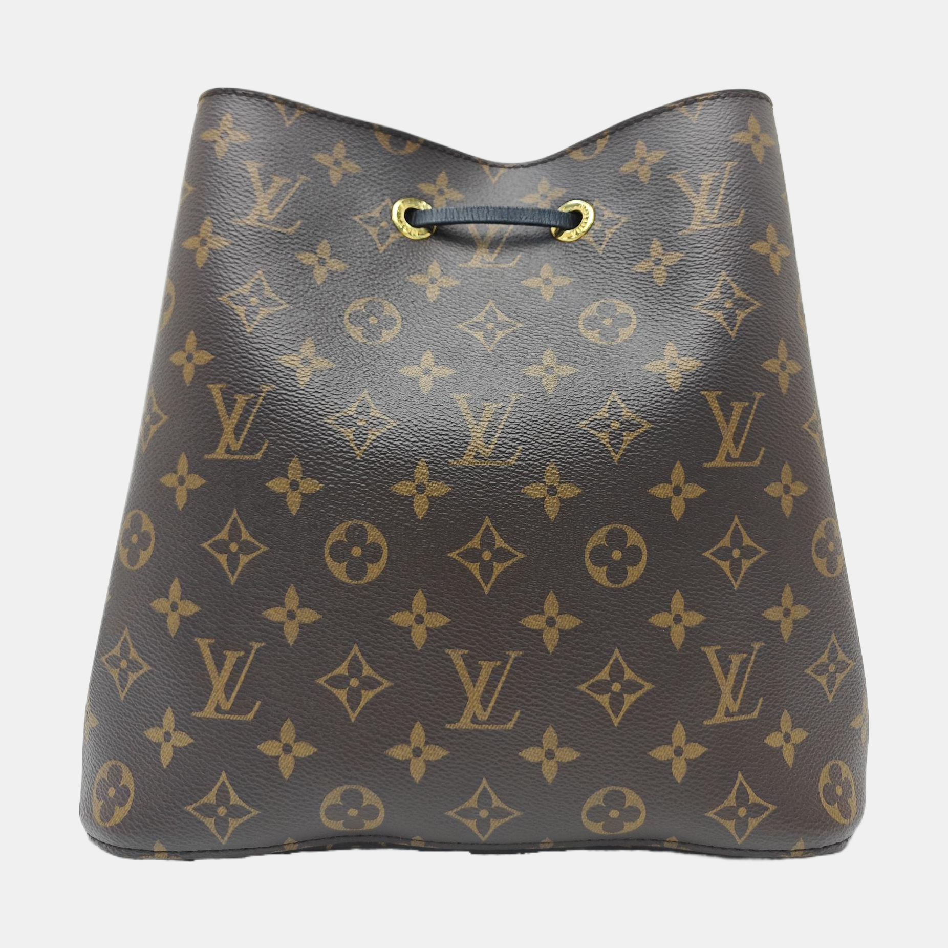 NÉONOÉ MM Monogram Coated Canvas Brown