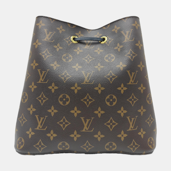 NÉONOÉ MM Monogram Coated Canvas Brown