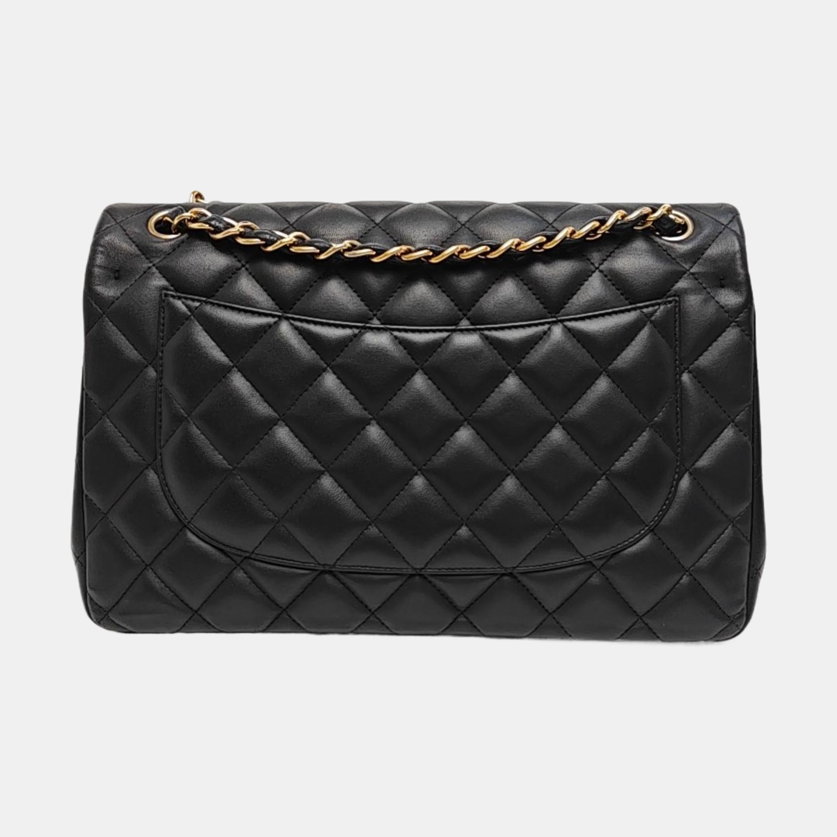 CLASSIC FLAP Jumbo Quilted Lambskin Black