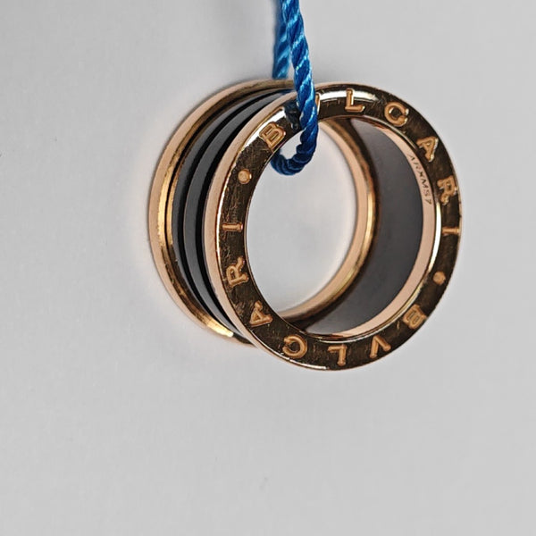 B.ZERO1 18k Rose Gold Ring EU 53