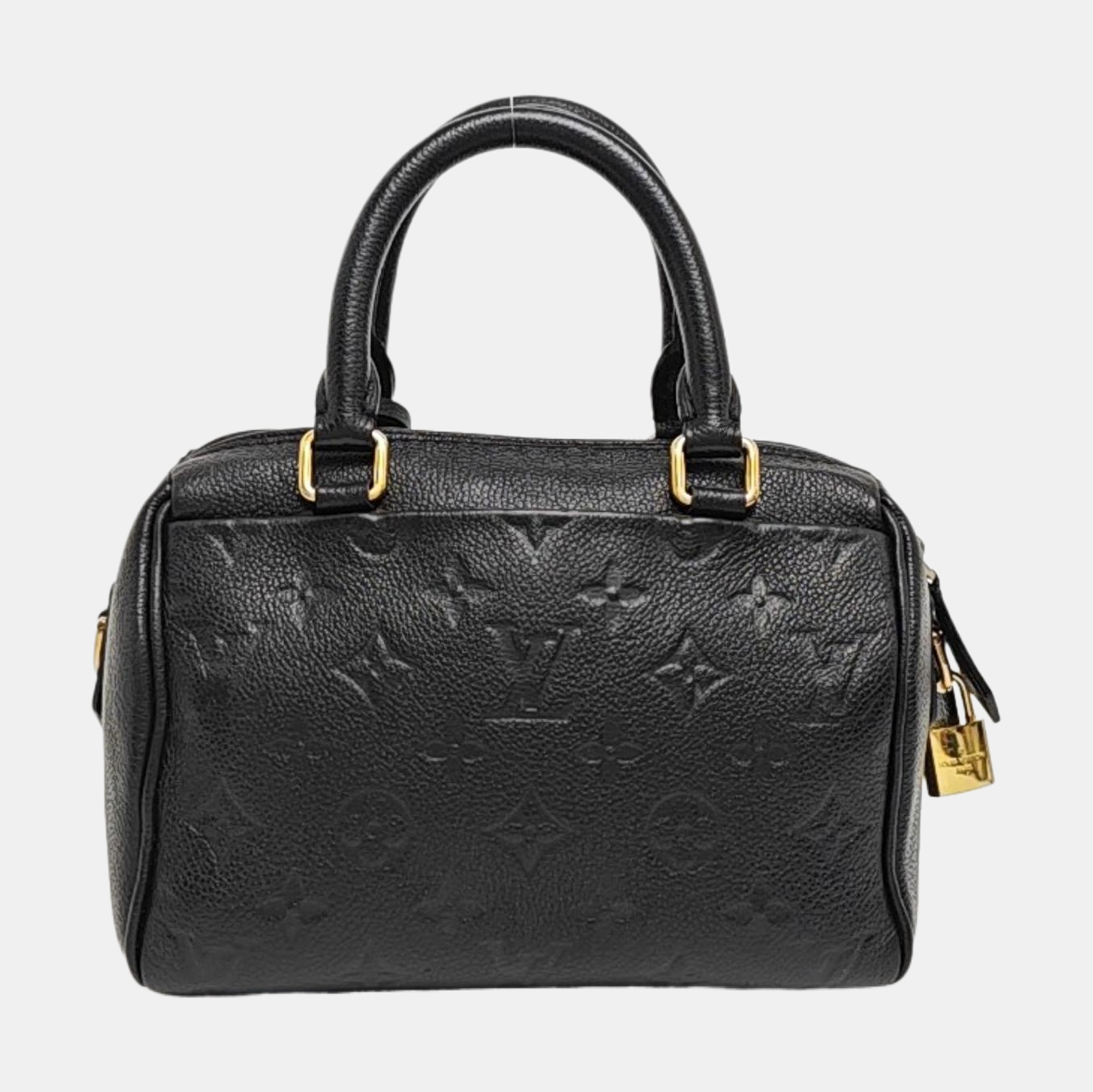 SPEEDY 20 Monogram Calfskin Black