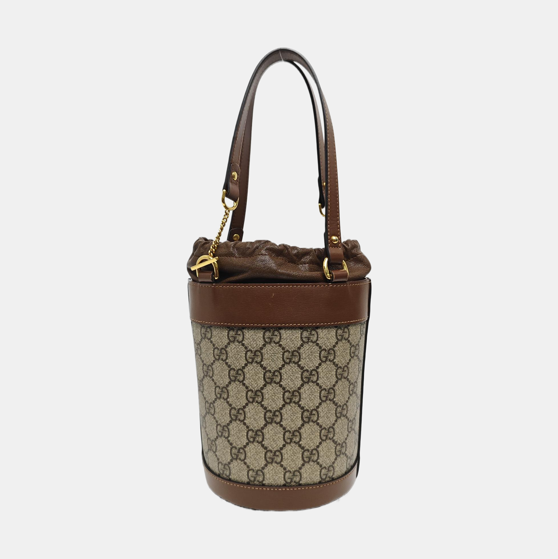 Horsebit 1955 Small Coated Canvas Beige