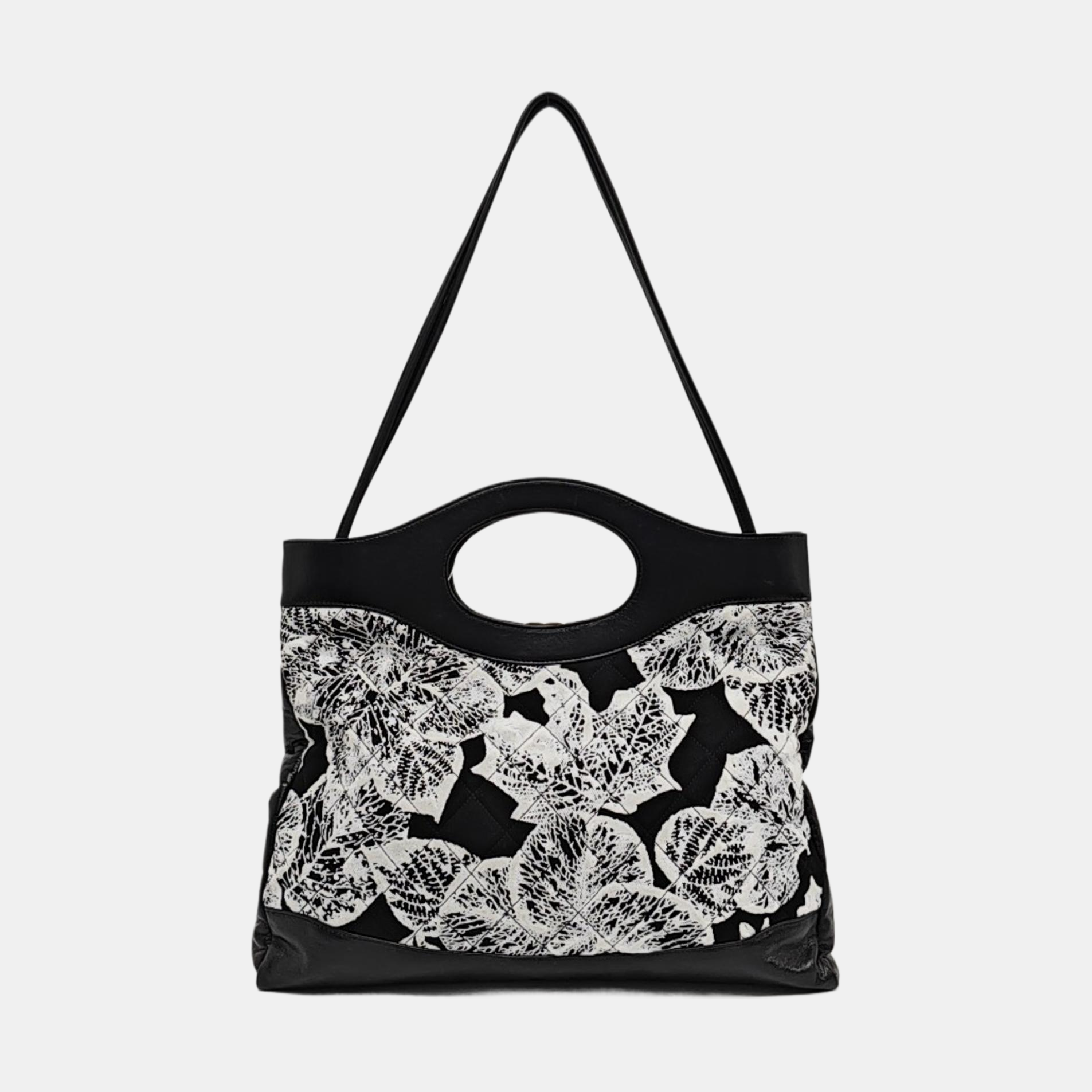 CHANEL 31 Quilted Canvas Black