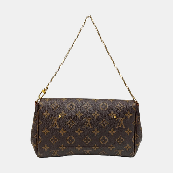 FAVORITE MM Monogram Coated Canvas Brown
