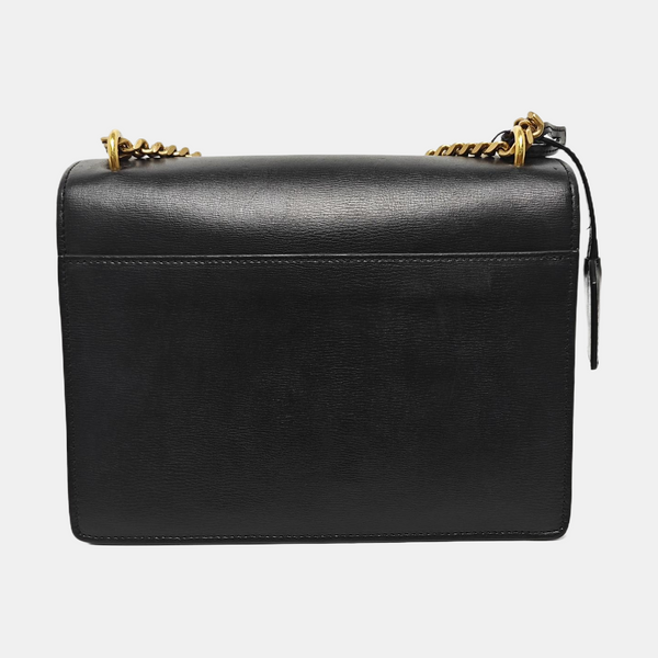 SUNSET Medium Calfskin Black