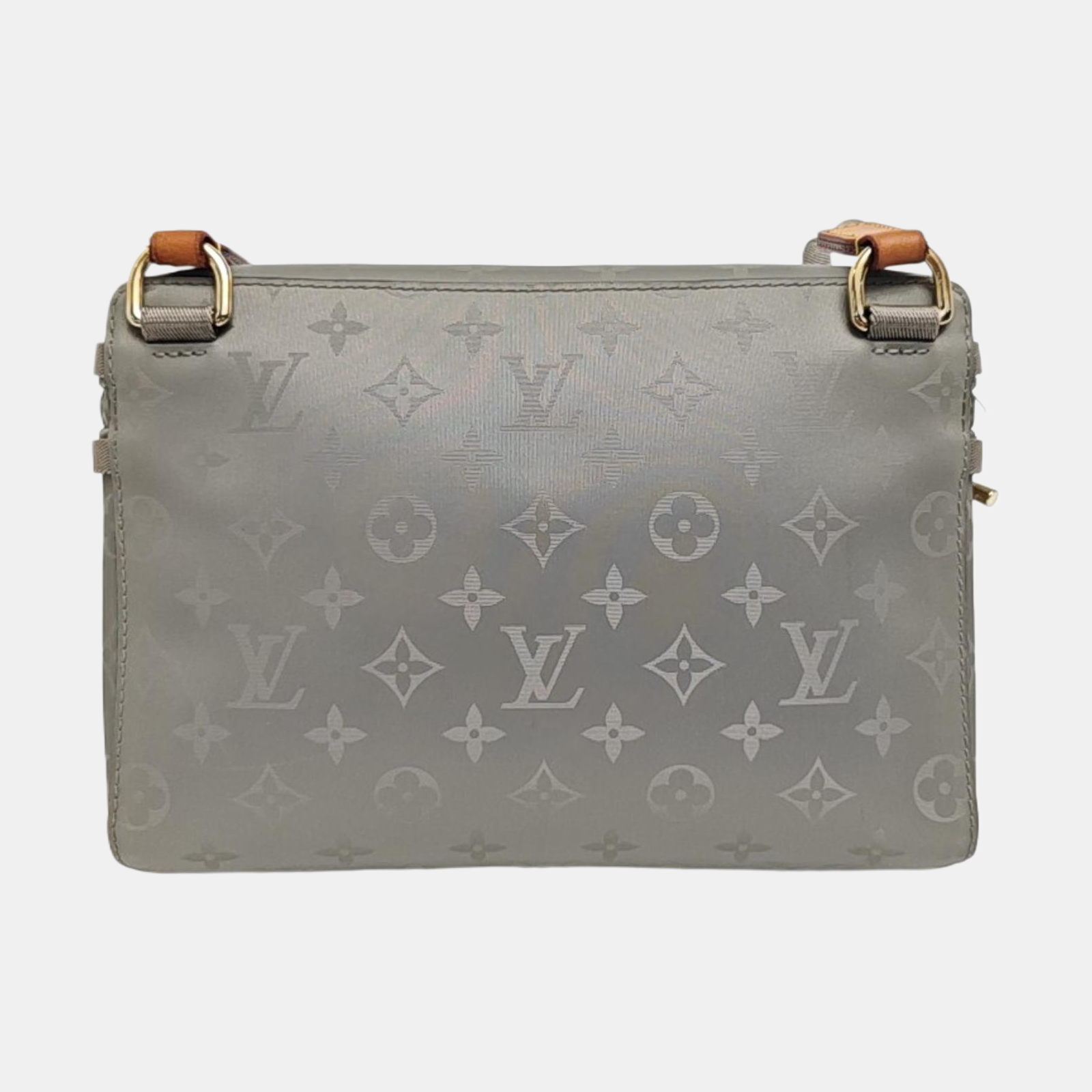 Monogram Special Material Shoulder Bag Gray