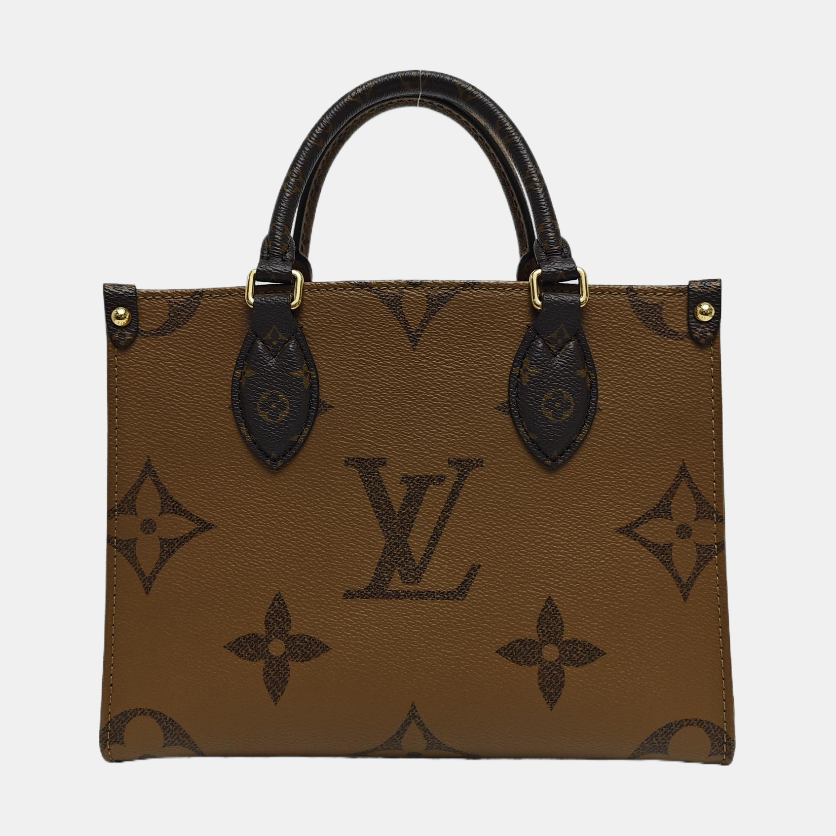 ONTHEGO PM Monogram Coated Canvas Brown