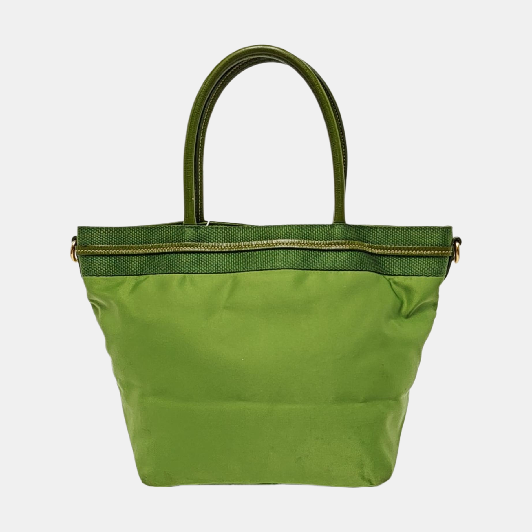 Nylon Tote Bag Green