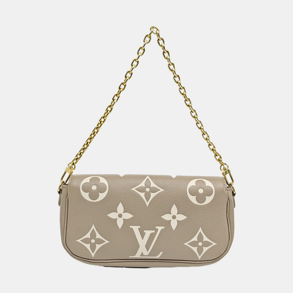 IVY Monogram Calfskin Gray