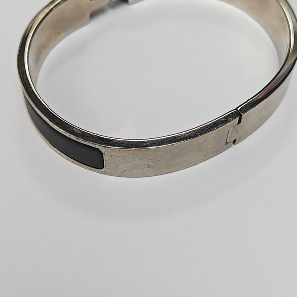 Clic Hh Metal Silver Bangle