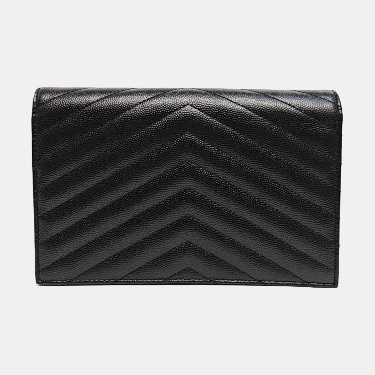 MONOGRAM WOC Chevron Calfskin Black