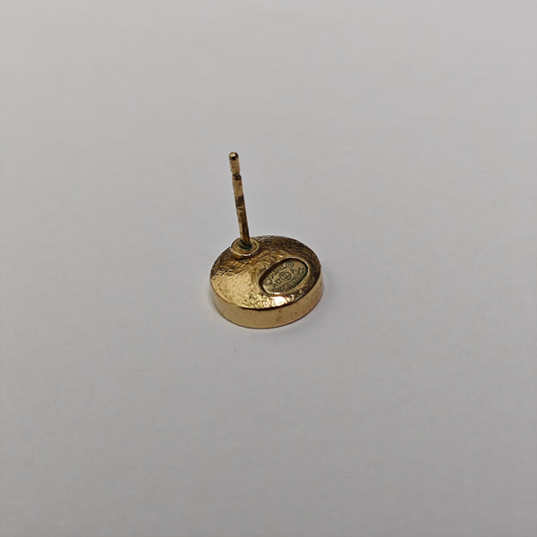 Metal Gold Stud Earrings