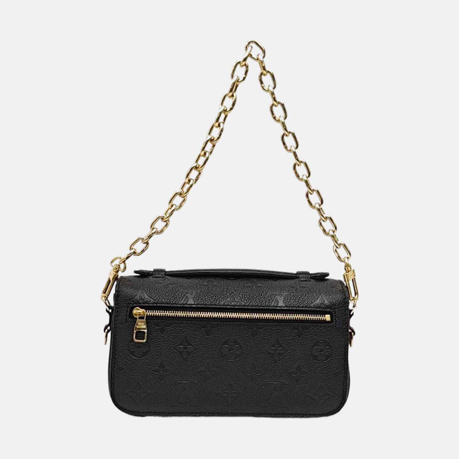 MÉTIS EAST WEST Monogram Calfskin Black