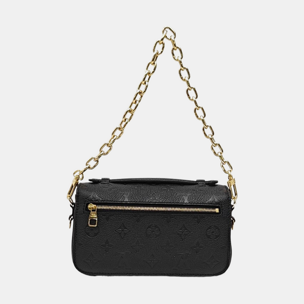 MÉTIS EAST WEST Monogram Calfskin Black
