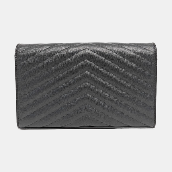 MONOGRAM Medium Chevron Calfskin Gray