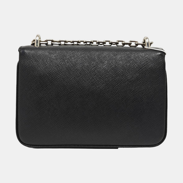 Calfskin Shoulder Bag Black