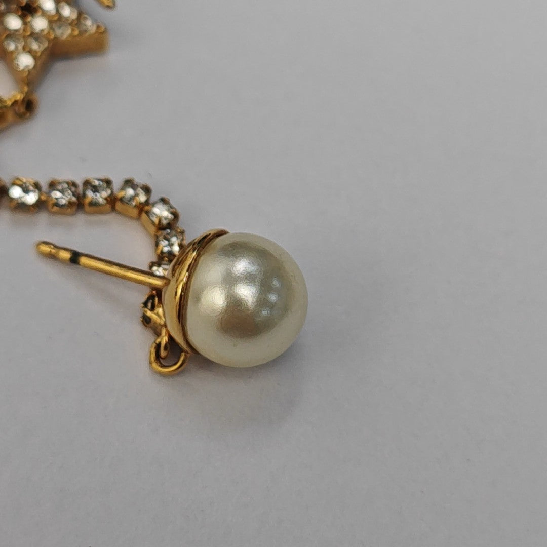 Dior Tribales Metal White Earrings