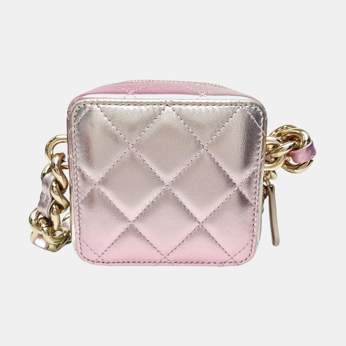 Quilted Calfskin Shoulder Bag Multicolor
