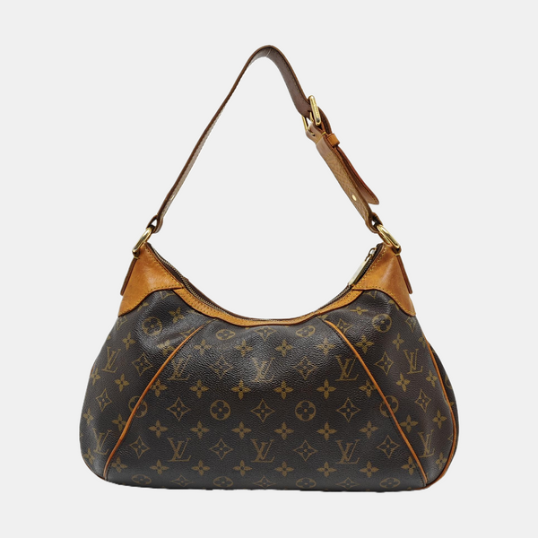 VINTAGE THAMES GM Monogram Coated Canvas Brown