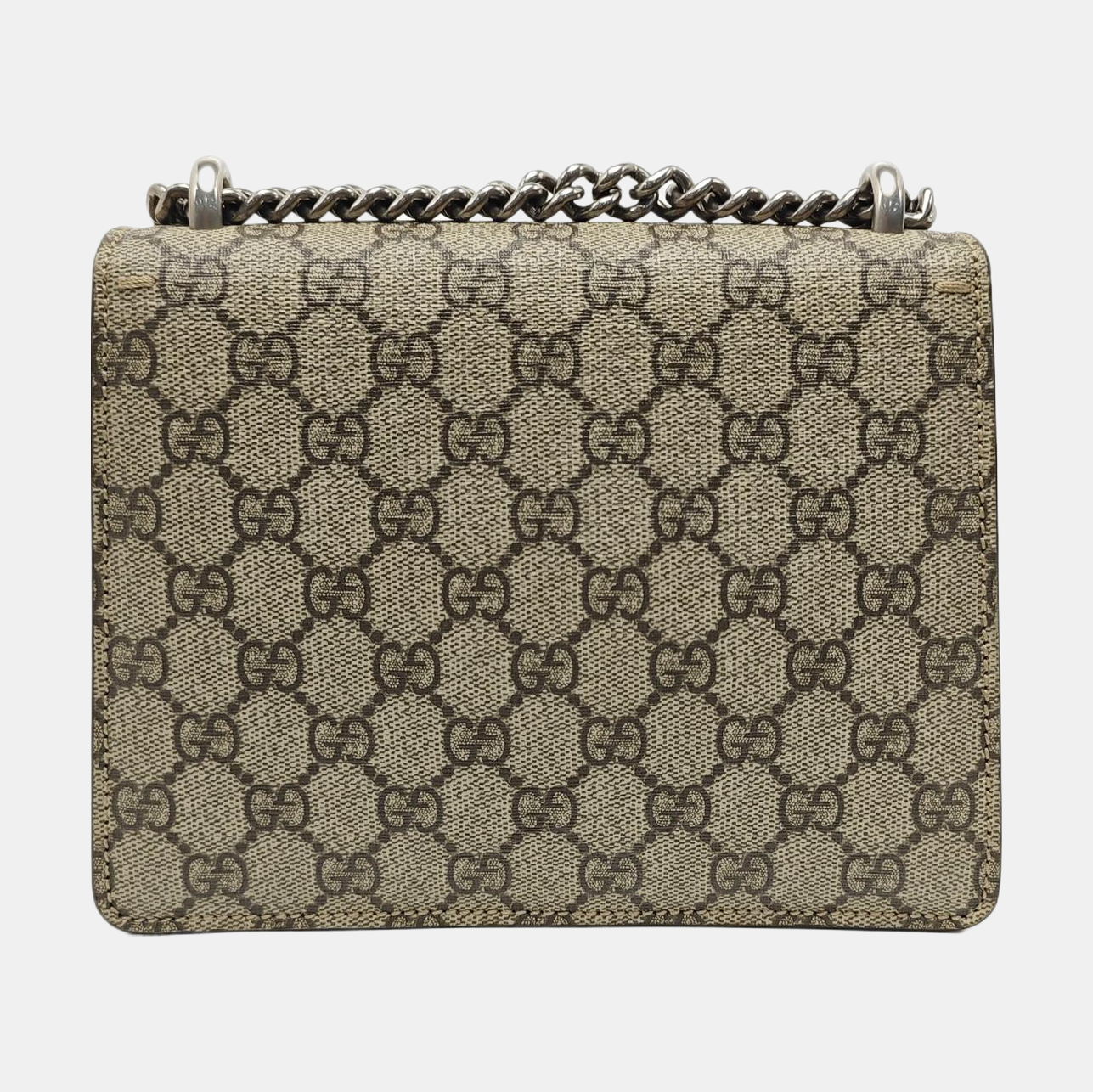 Dionysus Mini Monogram Coated Canvas Beige