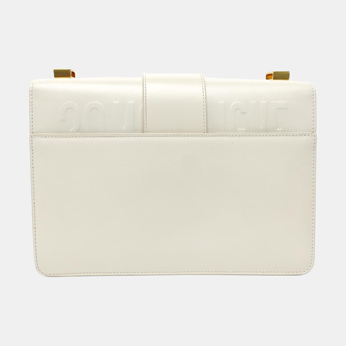 30 Montaigne Calfskin White