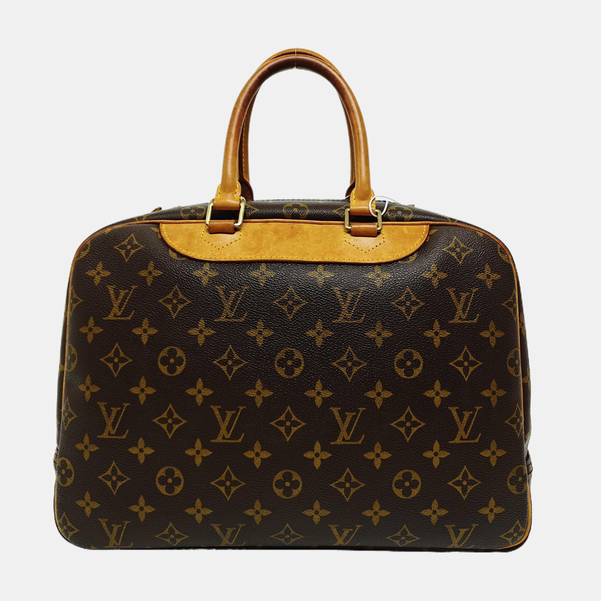 DEAUVILLE MM Monogram Coated Canvas Brown
